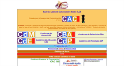 Desktop Screenshot of cuadernosartesanos.org